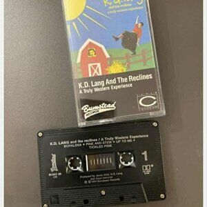 K.D. Lang and the Reclines – A Truly Western Experience Cassette Tape VG+ C43